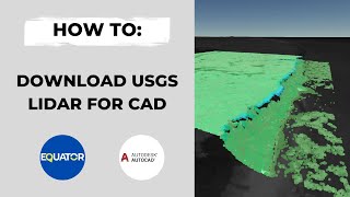 How do I download USGS LiDAR for CAD using Equator Featuring Barter Island AK [upl. by Hgielak]