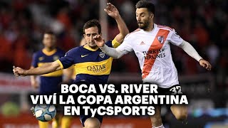 BOCA VS RIVER ⚽️ VIVILO EN TyC SPORTS  Copa Argentina 2021 [upl. by Arag]