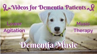 Videos For Dementia Patients  Music Therapy  Playful Puppies [upl. by Zurkow]