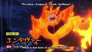 Endeavor saves All Might  Boku No Hero Academia [upl. by Asiluj761]