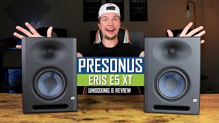 Presonus Studio Monitors NEVER Disappoint  Presonus Eris E5 XT Unboxing amp Review 2021 [upl. by Grote]