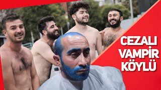 VAMPİR amp KÖYLÜ  SAÇINI SAKALINI MAVİYE BOYATMAK [upl. by Claudy846]