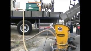 REED LOVA Gunite Machine  High Volume Shotcrete [upl. by Chico]