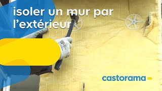 Isoler un mur par lextérieur Castorama [upl. by Ott]