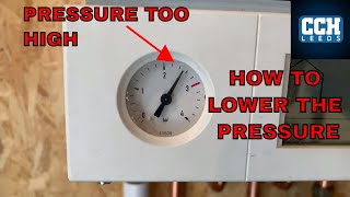 Combi Boiler Too Much Pressure  How to reduce the water pressure  Central Heating [upl. by Anahcra]