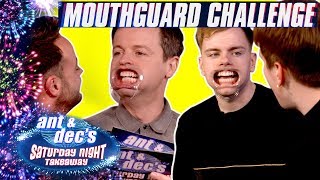 The Mouthguard Challenge  Ant amp Dec v Niki n Sammy [upl. by Julieta141]