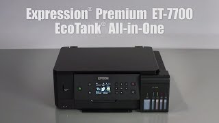 Epson Expression Premium ET7700  Take the Tour [upl. by Nuawaj]