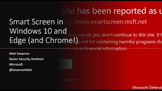 Smartscreen in Windows 10 amp Edge even Chrome to block phishing amp malicious websites [upl. by Esyahc]