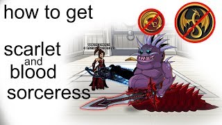 AQW 2 minute guides How to get BloodScarlet Sorceress [upl. by Roger860]