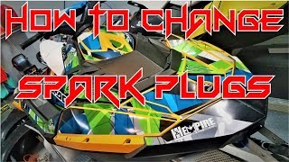 SEA DOO SPARK How To Change Spark Plugs And Winterization PART 2 OF 4 [upl. by Eynttirb]