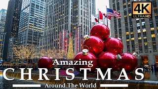 Christmas Around the World 4K UltraHD 🎅  Countries Celebrate Christmas  Santas tracker 2020 [upl. by Ailalue]