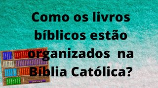 Como estão organizados os livros na Bíblia Católica [upl. by Azral441]