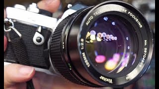 Vivitar 135mm f28 Close Focusing Telephoto Lens Full Review Adapted [upl. by Livvi]