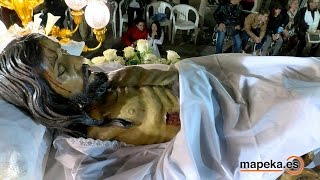 VIERNES SANTO NOCHE SEMANA SANTA ARCHENA 2016 PROCESIÓN DEL SANTO ENTIERRO [upl. by Ramedlaw]