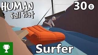 Surfer  Human Fall Flat  AchievementTrophy Guide [upl. by Margarette575]