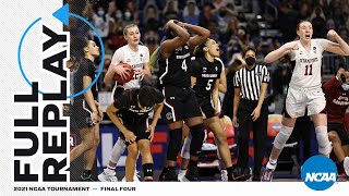 Stanford vs South Carolina 2021 Womens Final Four  FULL REPLAY [upl. by Ilahsiav558]