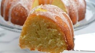 Lemon Bundt Cake with Glaze [upl. by Leafar862]