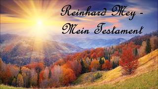 Reinhard Mey  Mein Testament mit Text  Lyrics [upl. by Zoes131]