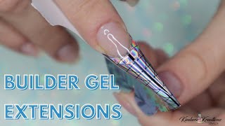 Builder Gel Extension with Forms  Bottle Builder Gel by Kimberz Kreations [upl. by Cuthbertson]