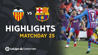 Resumen de Valencia CF vs FC Barcelona 14 [upl. by Longerich]