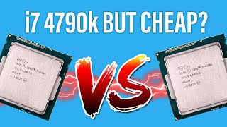 i7 4790 vs i7 4790K  OC in 2020 [upl. by Lynde]