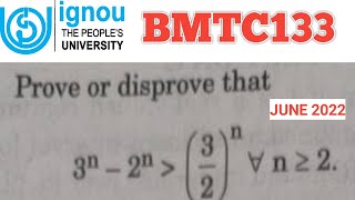 Bsc Mathematics  IGNOU  BMTC 133  JUNE TEE 2022  Real Analysis  BSCG  MTE09 [upl. by Rangel328]