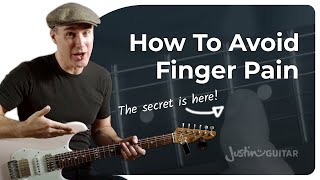 How To Avoid Finger Pain When Learning Guitar [upl. by Nivlek]