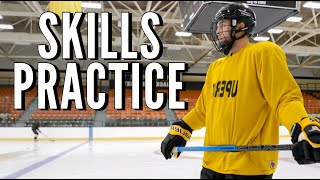 College Hockey Skills Practice [upl. by Aurlie]