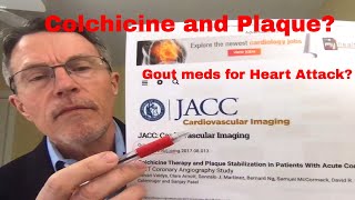 Colchicine for Plaque reduction  FORD BREWER MD MPH [upl. by Odla]