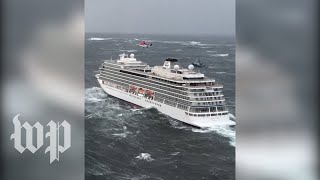 Norway cruise ship in chaos after engine failure prompts evacuations [upl. by Adamina823]