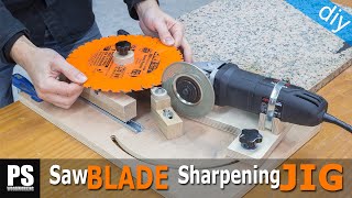 Saw Blades amp Router Bits Sharpening Jig [upl. by Nnovahs]