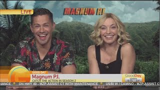 Magnum PI Stars “Jay Hernandez and Perdita Weeks” [upl. by Sumer]