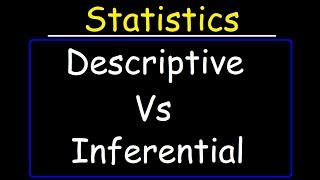 Descriptive Statistics vs Inferential Statistics [upl. by Boni]