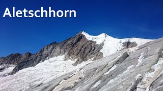 Aletschhorn 4193 m Hochtour via Normalweg mit Routenbeschreibung [upl. by Pauletta]