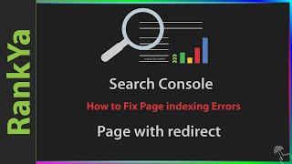 How to Fix Page with Redirect Errors  NEW Search Console [upl. by Lorry]