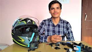 Perfectly Gopro Mount in Helmet in Easy amp Strong way [upl. by Ofloda948]