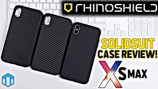 Best iPhone Xs Max Cases Rhinoshield SolidSuit Review [upl. by Notle]