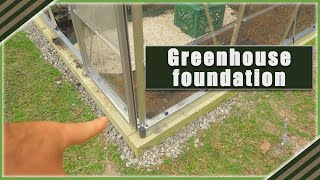 How to Build Greenhouse Foundation [upl. by Iliak148]