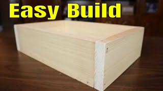 How To Make A Wooden Box For Beginners  The Simple Way [upl. by Ruthann]