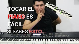 Como TOCAR el Piano Fácil Y Rápidamente EN 15MIN [upl. by Alyos941]