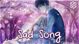 Nightcore  Sad Song Switching Vocals  Lyrics [upl. by Benenson]