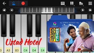 Ustad Hotel BGM  Easy Piano Tutorial  Dulquer Salman [upl. by Atiana]