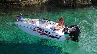 TAHOE T16 Runabout Boat  A Day on the Water [upl. by Latyrc]