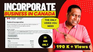 Registering A Corporation In Canada Under 30 Minutes  How To Register Business Canada 🔥 [upl. by Andee123]