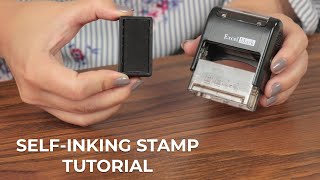 How to ReInk SelfInking Stamps [upl. by Airla35]