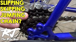 How To Fix Bike Chain SkippingSlippingJumping Gears [upl. by Nanni]