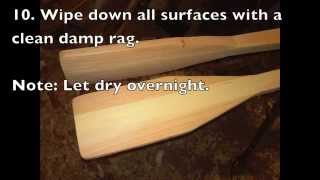 Homemade Oars From 2x4s [upl. by Vassily]