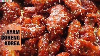 Resep Ayam Goreng Korea Korean Fried Chicken [upl. by Noxin]