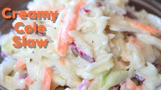 Creamy Coleslaw Easy Recipe NEW [upl. by Handy]