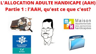 LAAH Allocation Adulte Handicapée  Partie 1  LAAH quest ce que cest [upl. by Donadee]